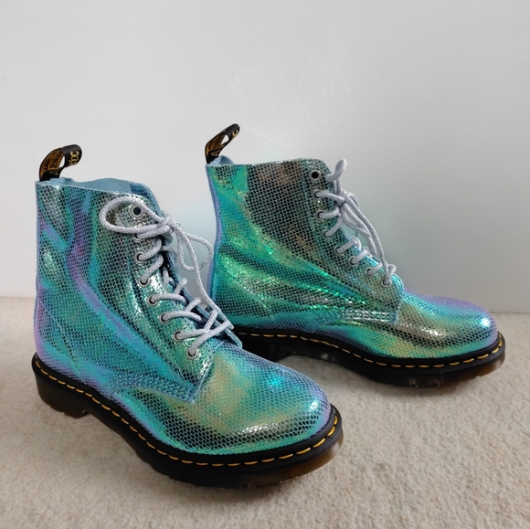 NWOT Dr. Martens 1416 Pascal Iridescent boots - Picture 5 of 9